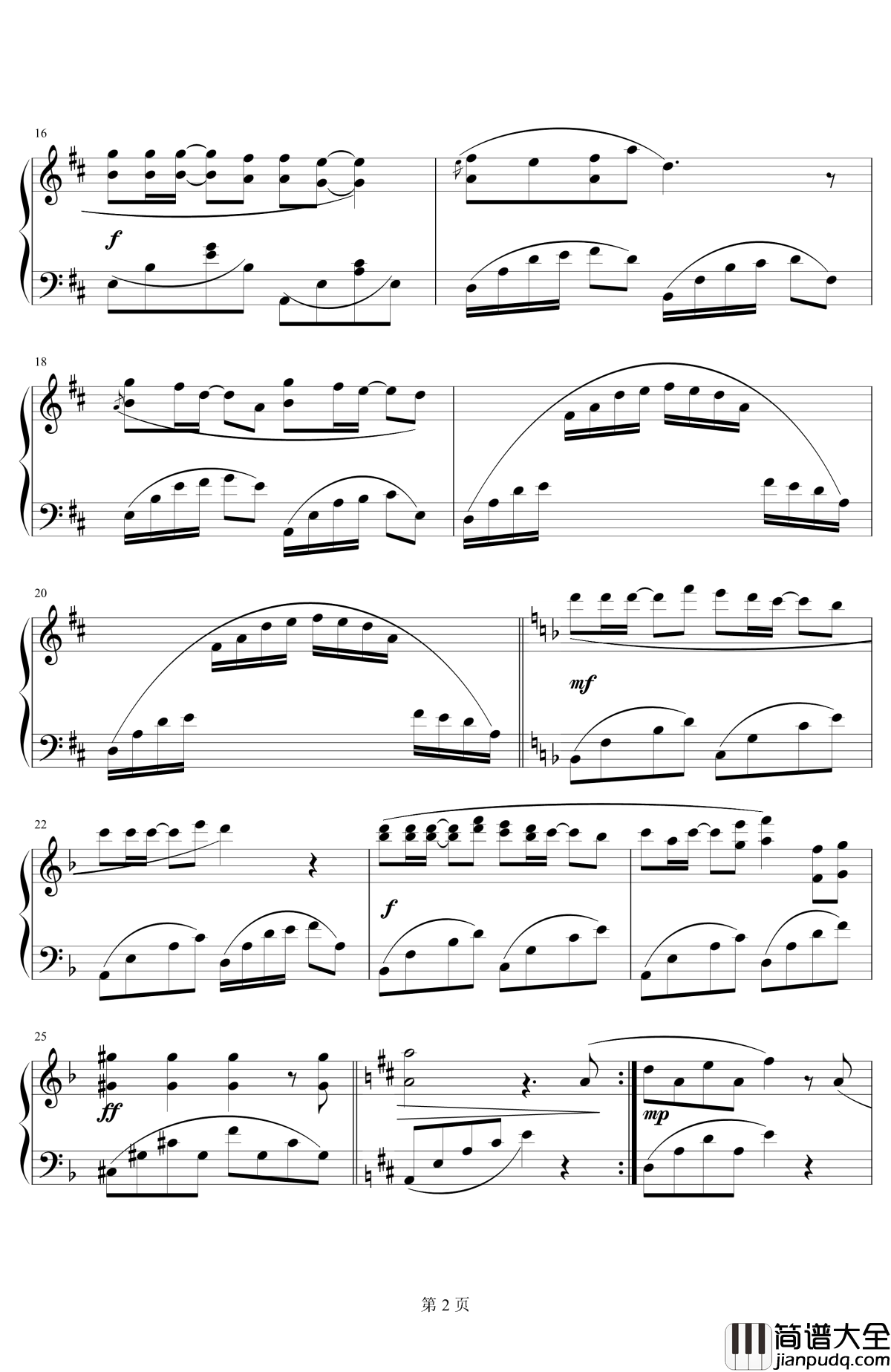 当圣诞的奇迹降临钢琴谱_When_Christmas_come_to_town_Polar_Express