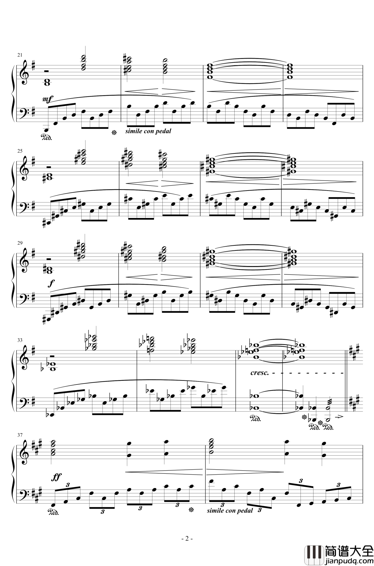 FFXI钢琴谱_故事主题_最终幻想