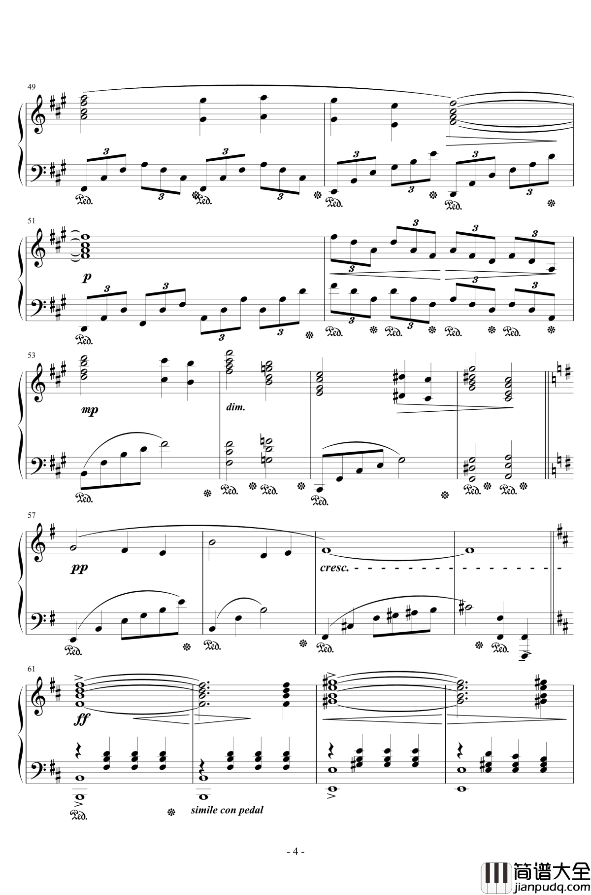 FFXI钢琴谱_故事主题_最终幻想