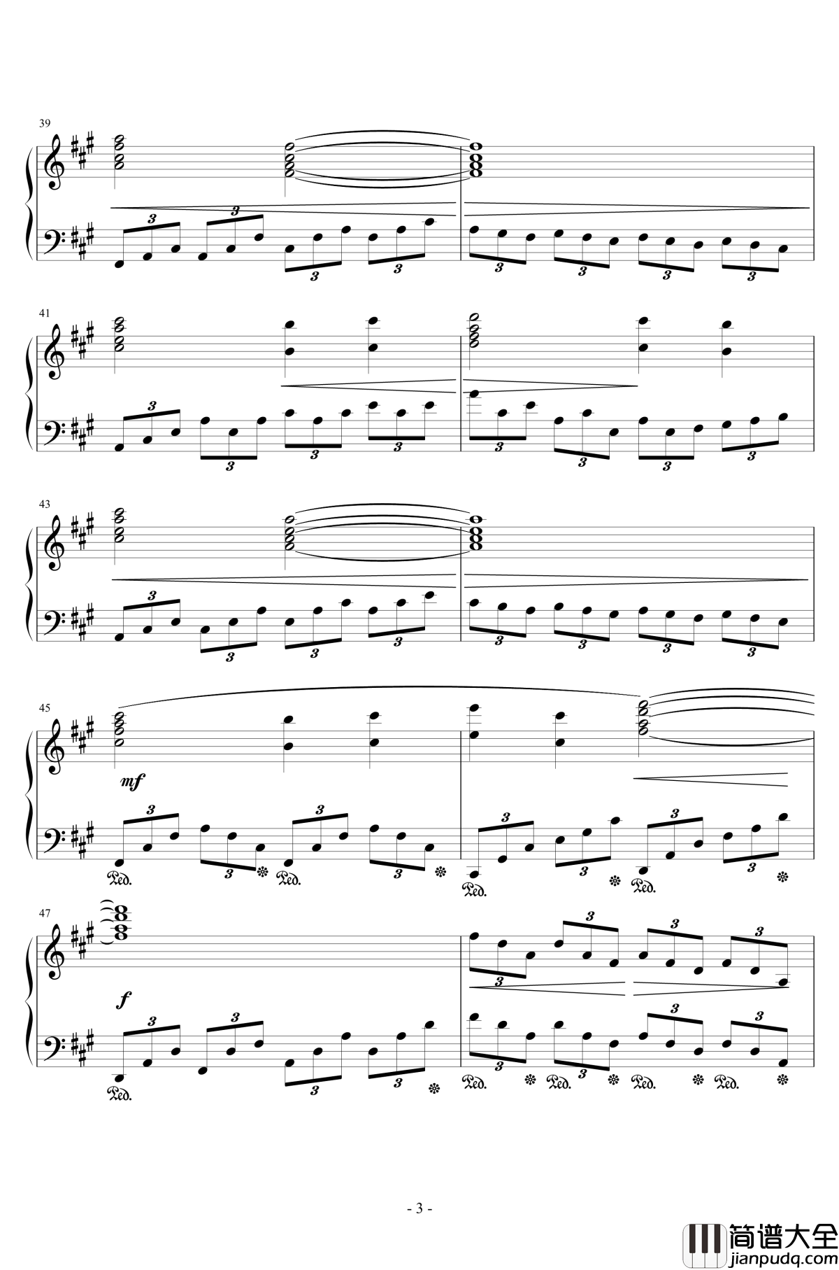 FFXI钢琴谱_故事主题_最终幻想