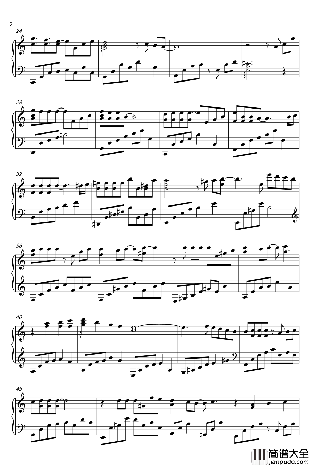 恋与制作人收场曲_恋与制作人_钢琴谱