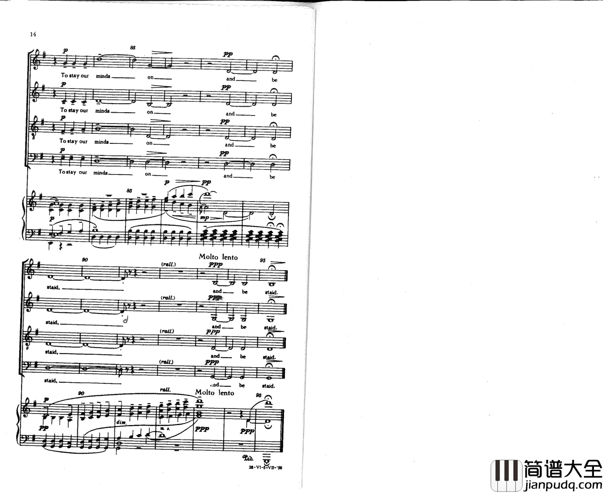 Choose_something_like_a_star钢琴谱_Randall_Thompson