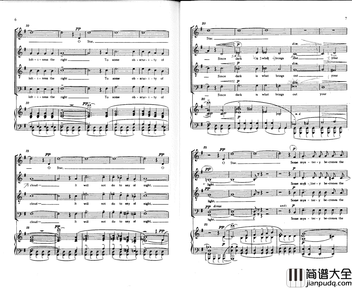 Choose_something_like_a_star钢琴谱_Randall_Thompson