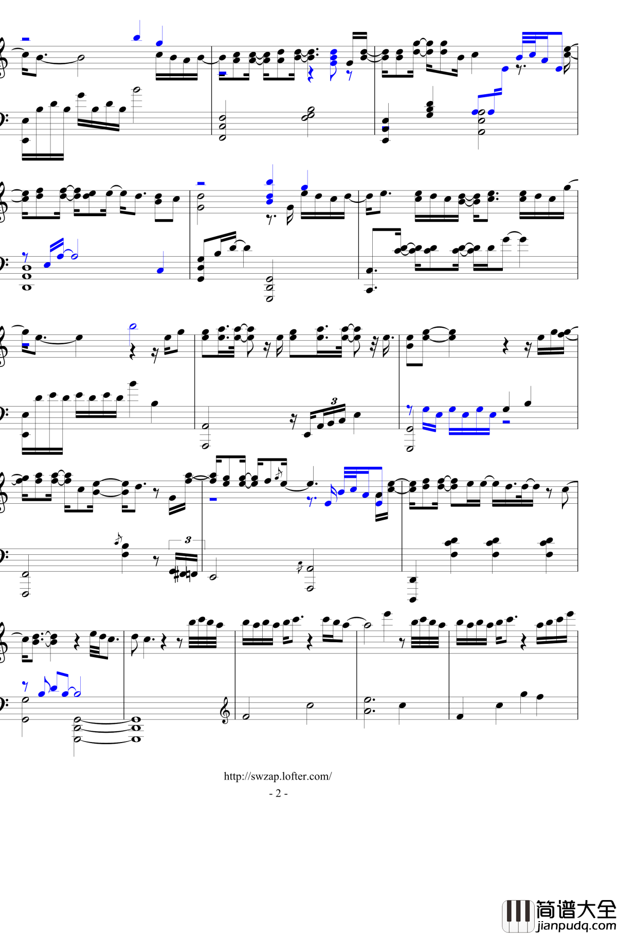 黑夜问白天钢琴谱_钢琴独奏_林俊杰