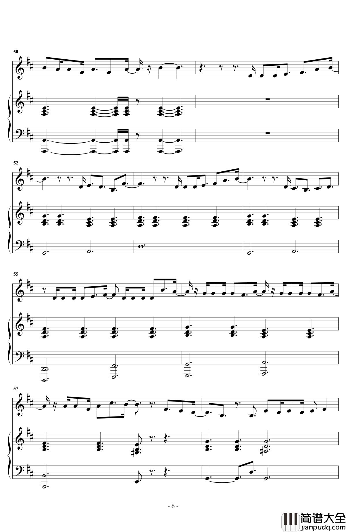 说散就散钢琴谱_华丽弹唱版_JC