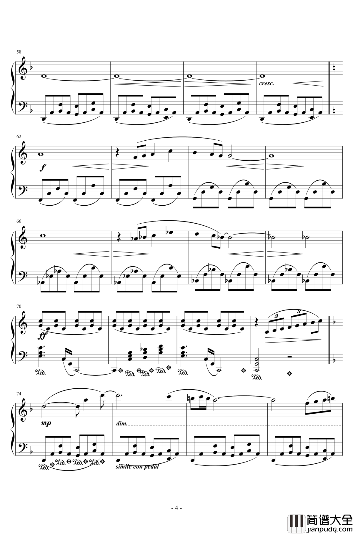 J_E_N_O_V_A钢琴谱_Returning_Home_最终幻想