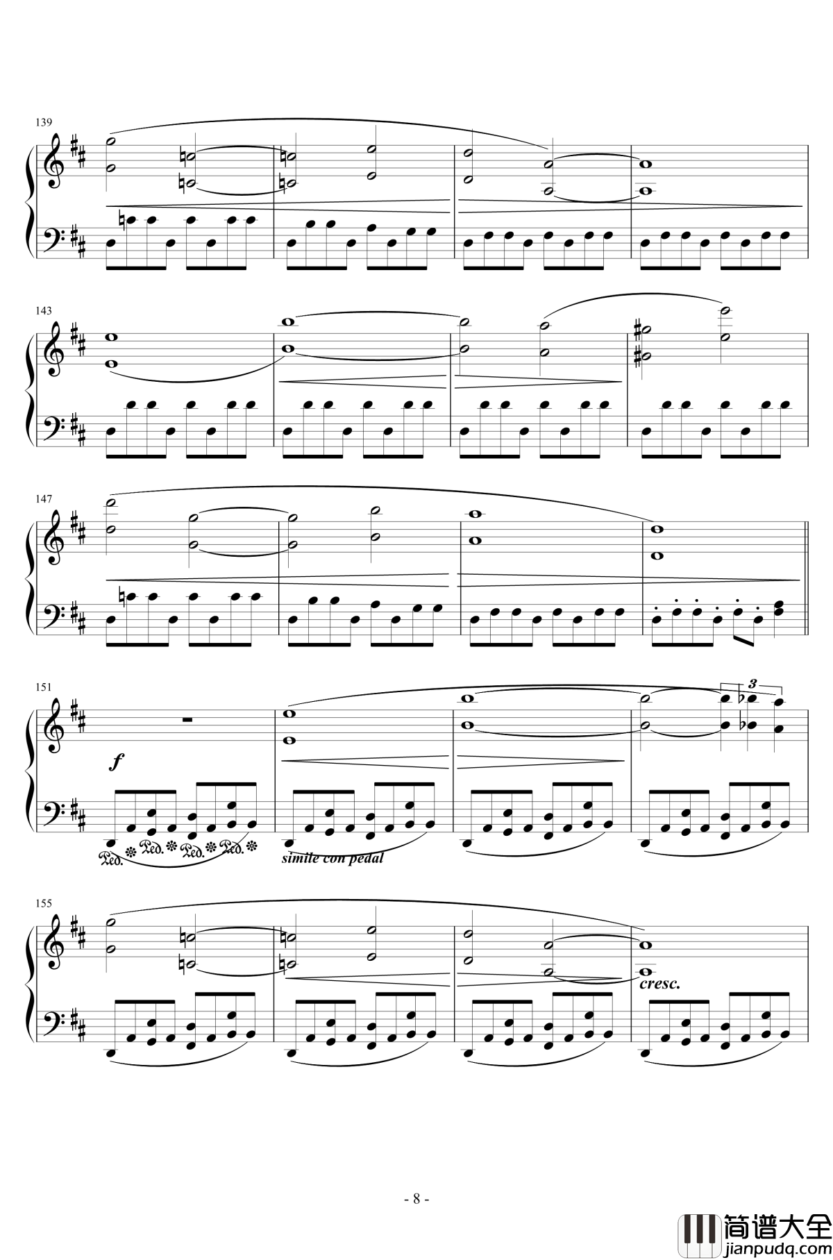 J_E_N_O_V_A钢琴谱_Returning_Home_最终幻想