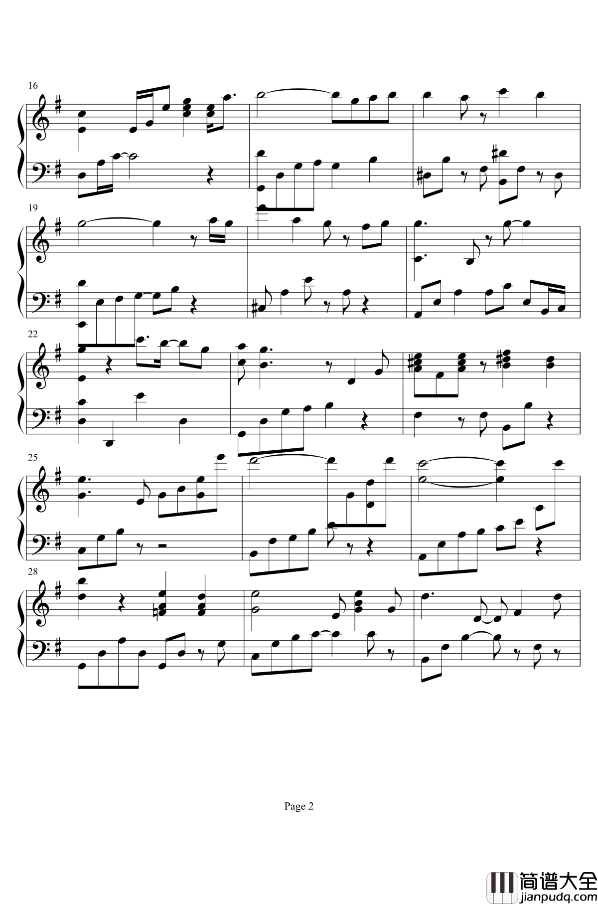 bule钢琴谱_侠名