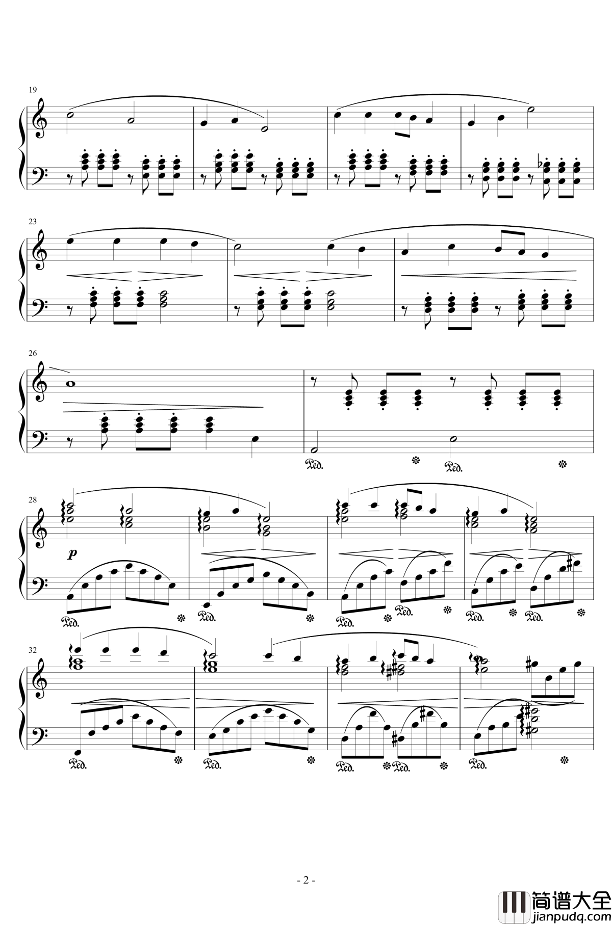 You're_Not_Alone钢琴谱_最终幻想