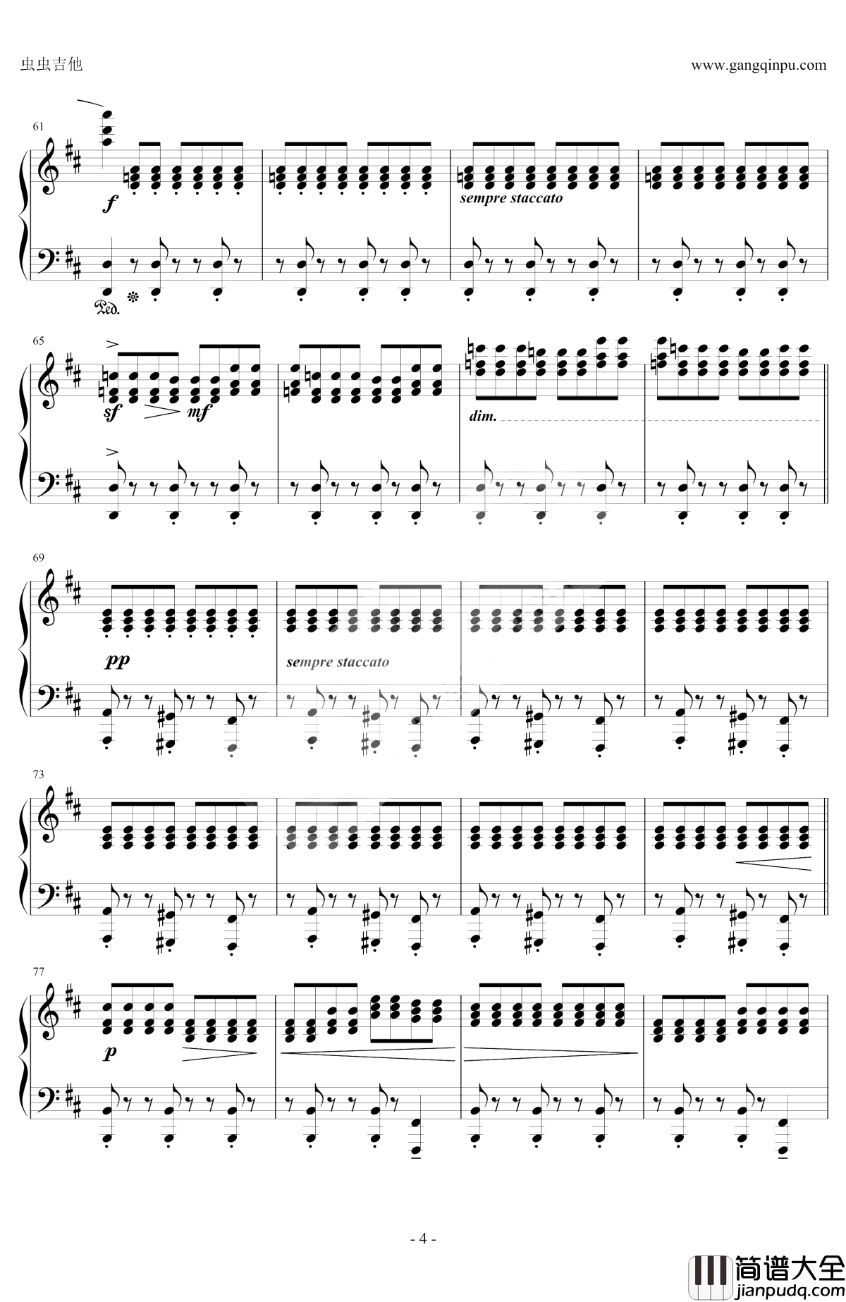 閃光钢琴谱_Distant_Worlds_III_最终幻想