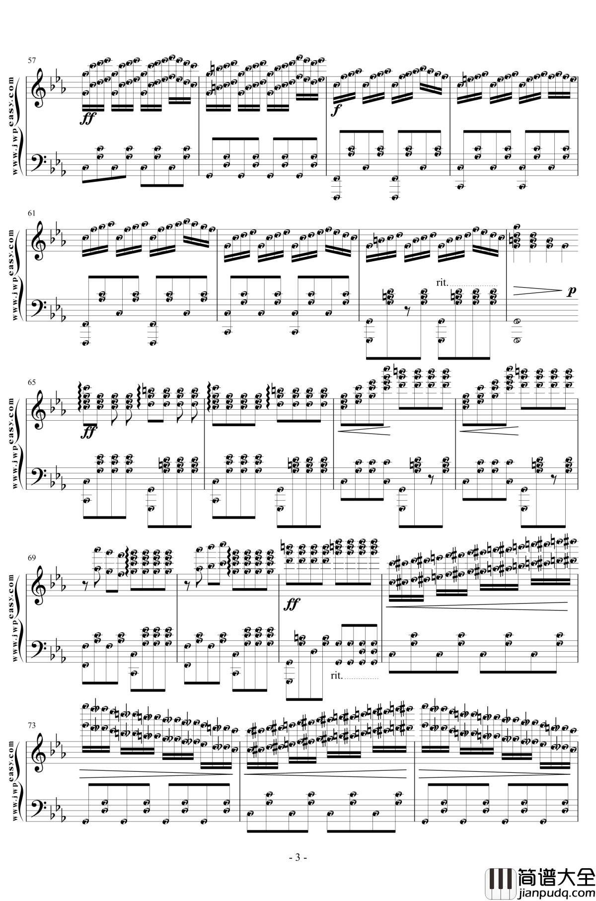 战斗号角钢琴谱_曹东宇