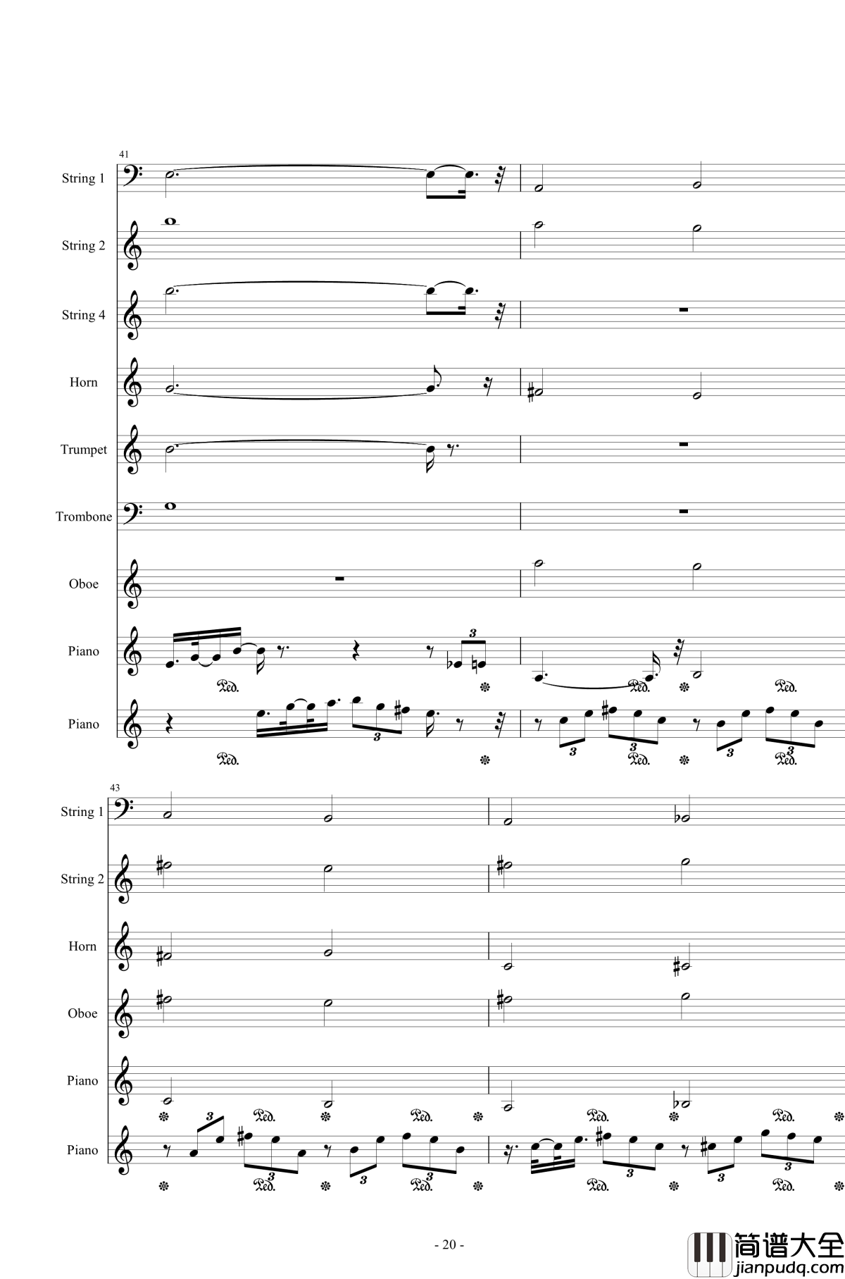 Or_AngelHar钢琴谱_天使的歌声_总谱