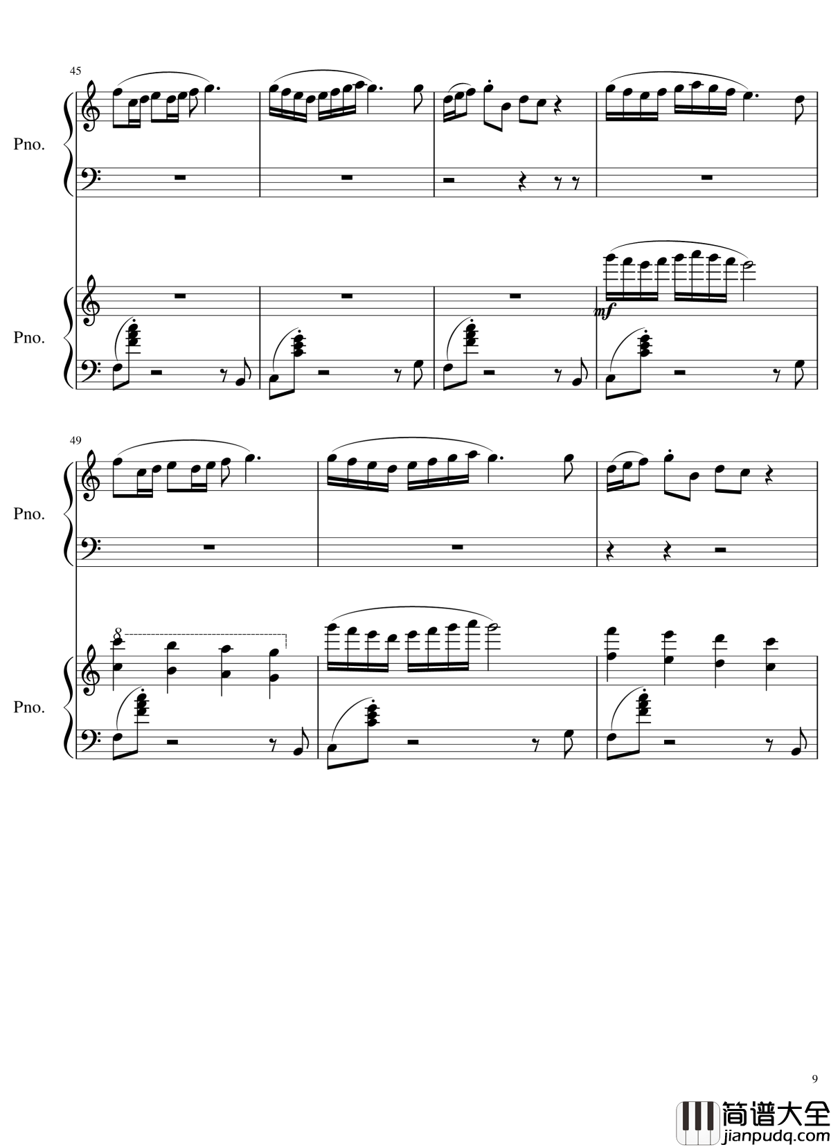 Doki_Doki_Literature_Club钢琴谱_心跳心跳文学部_钢琴谱合集