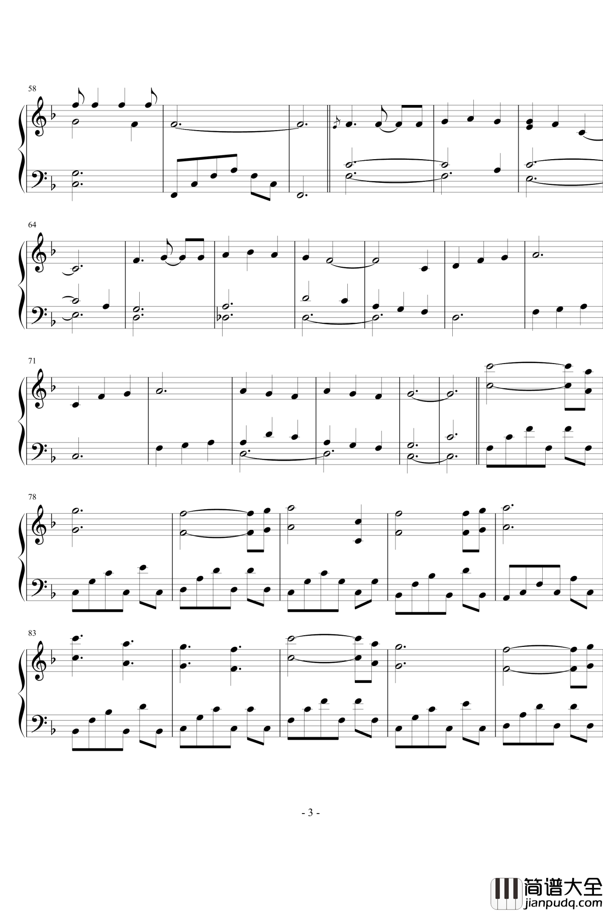 异度神剑2_弥先村钢琴谱_夜