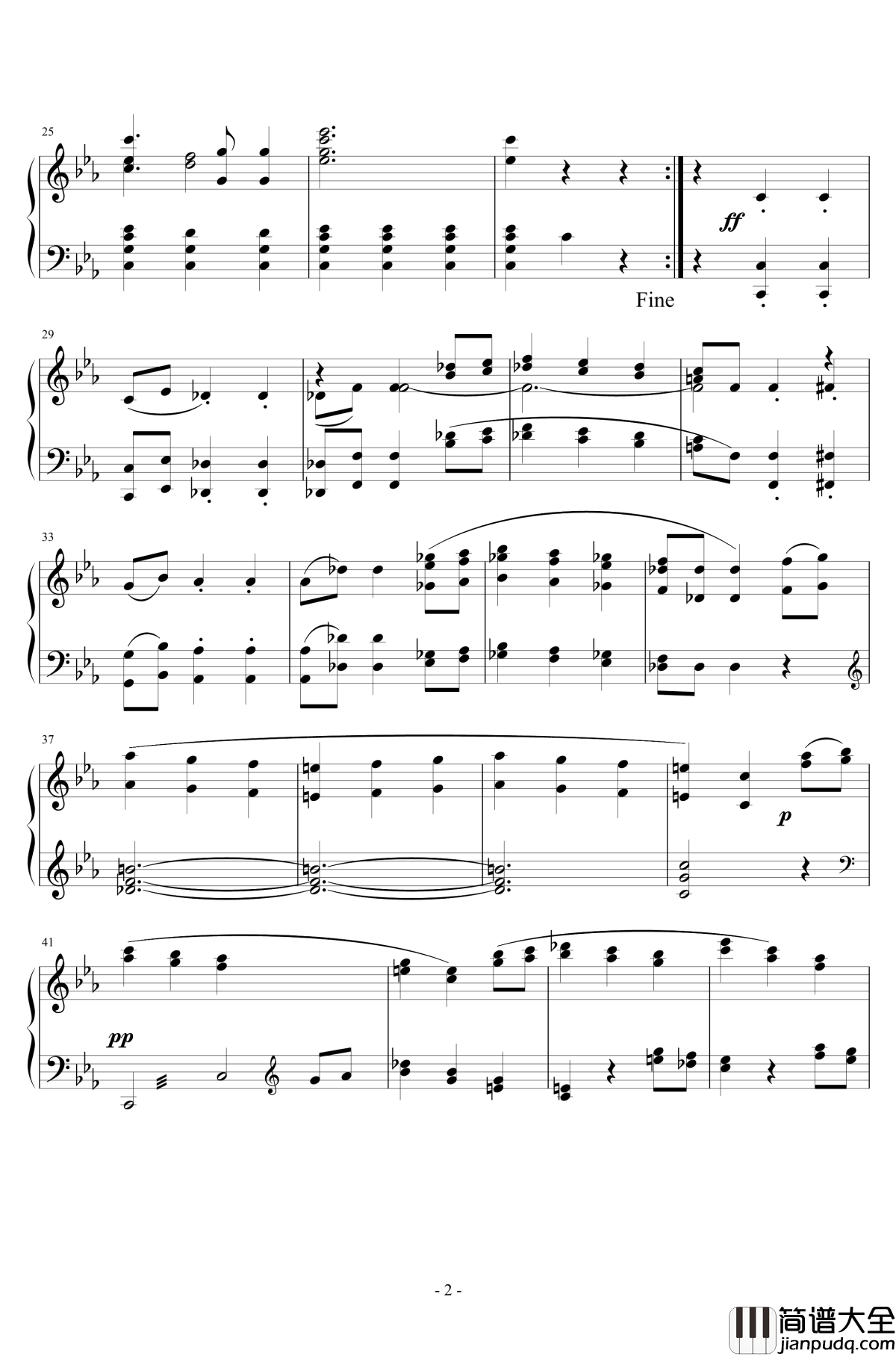 f小调交响曲钢琴谱_第三乐章_谐谑曲_布鲁克纳