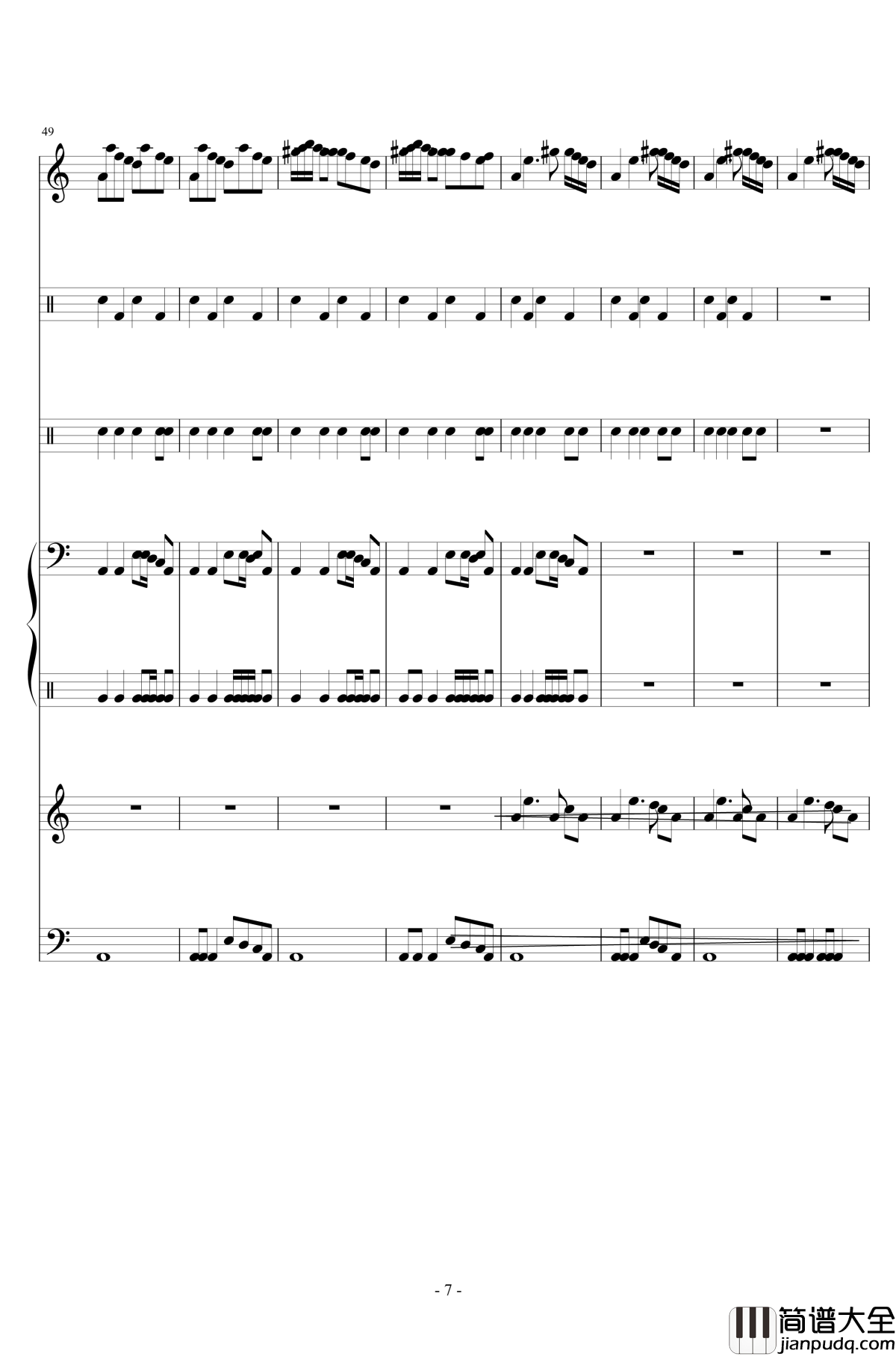 Obelisk钢琴谱_DJ_Katana