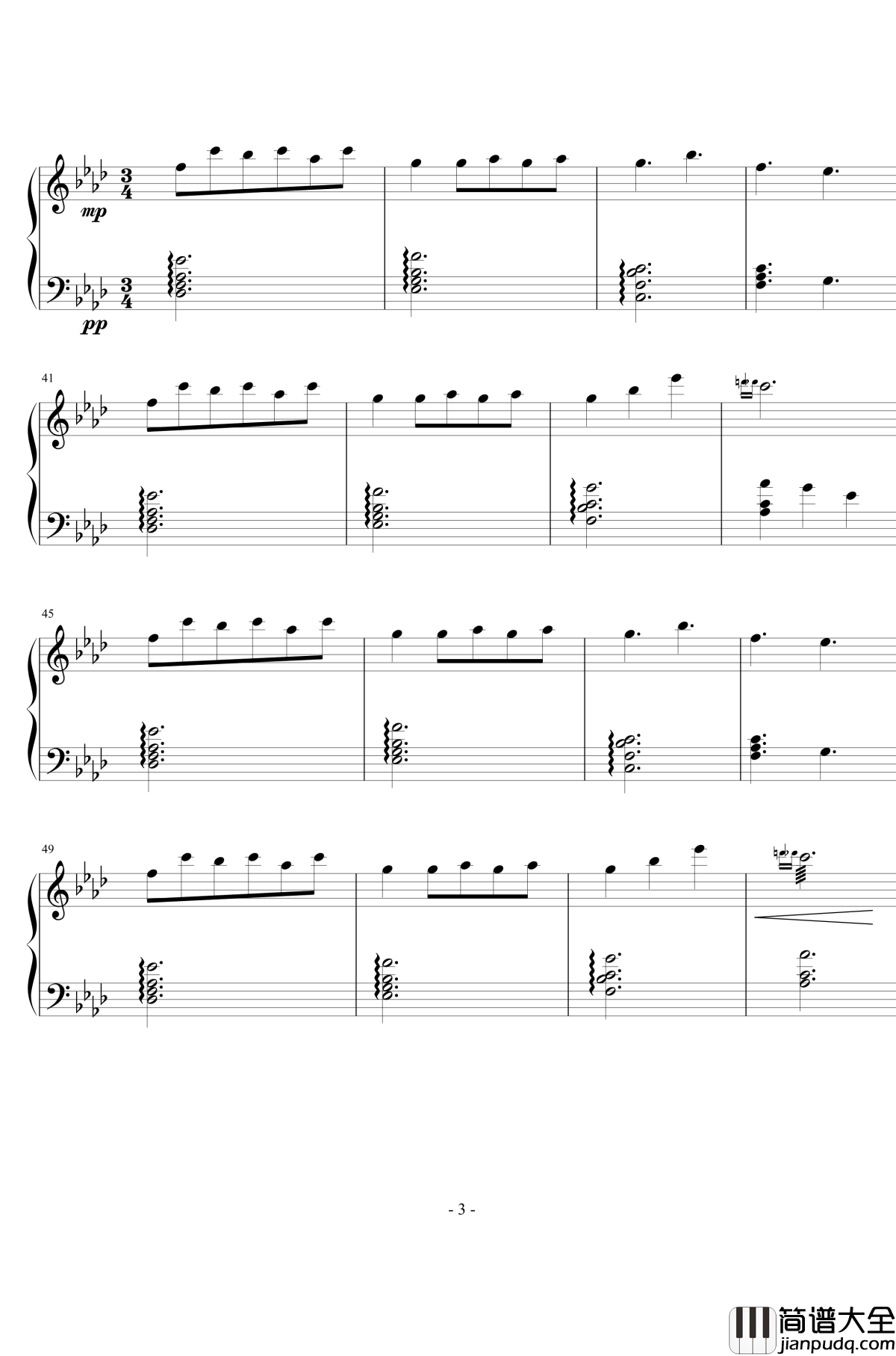 Battle_Against_a_True_Hero钢琴谱_undertale