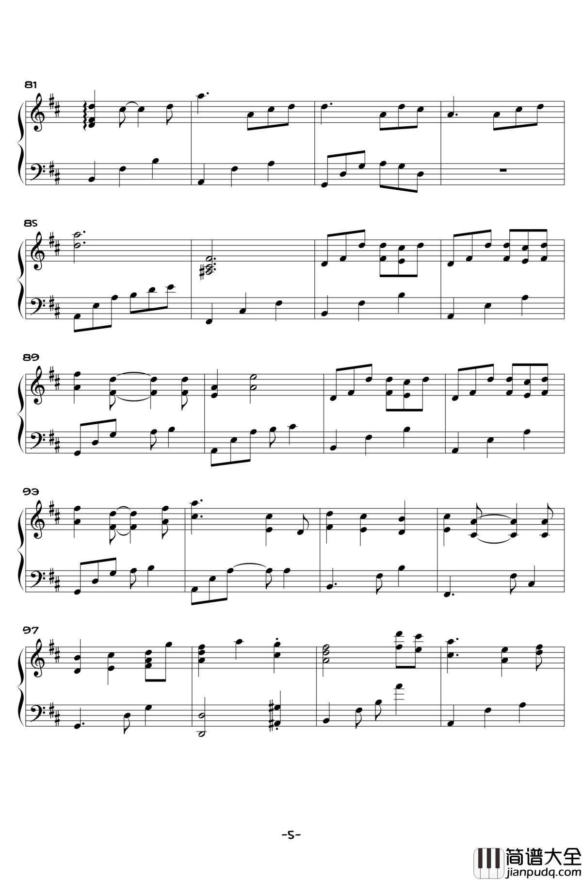 森之祭典钢琴谱_V.K克