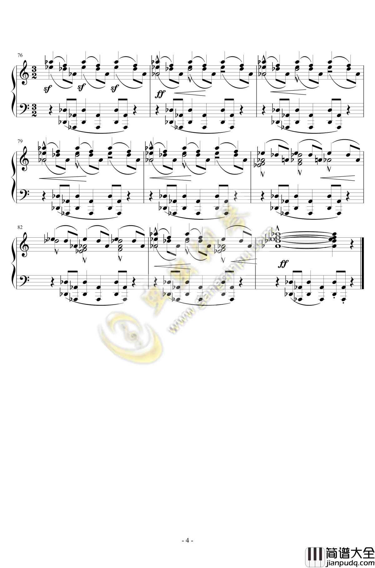 小交响曲钢琴谱_第一乐章_雅纳切克