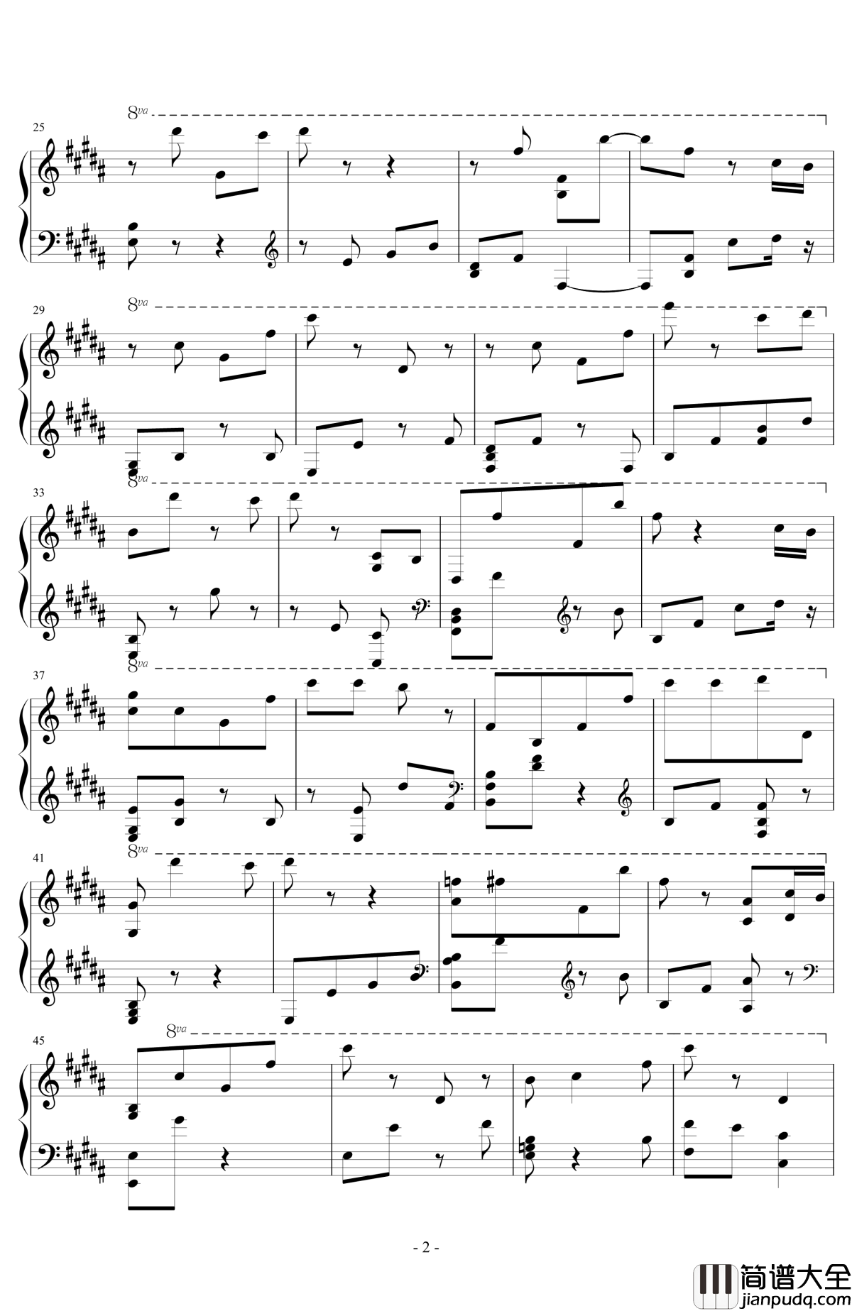 The_Scale_Melody钢琴谱_寻找天堂_Kan_R._Gao