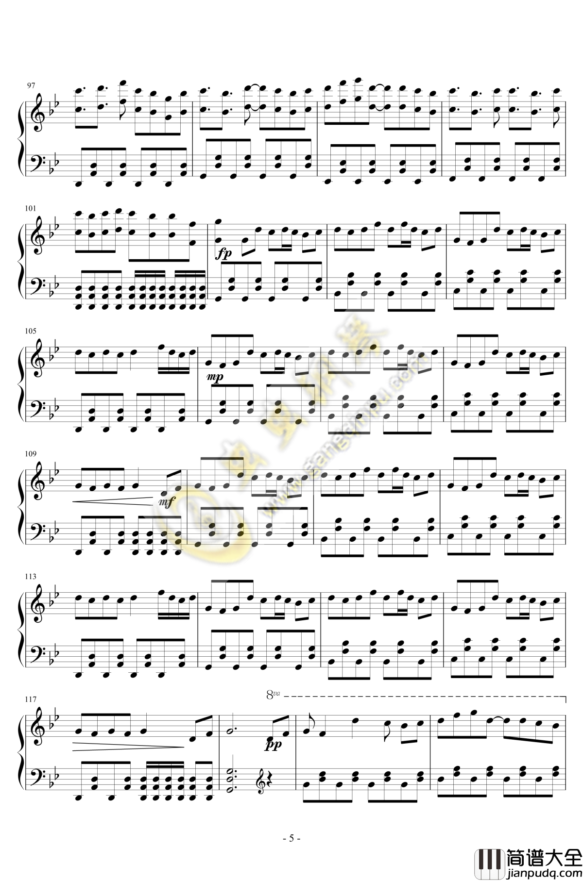 九九八十一钢琴谱_双笙×南久×易言×樊棋