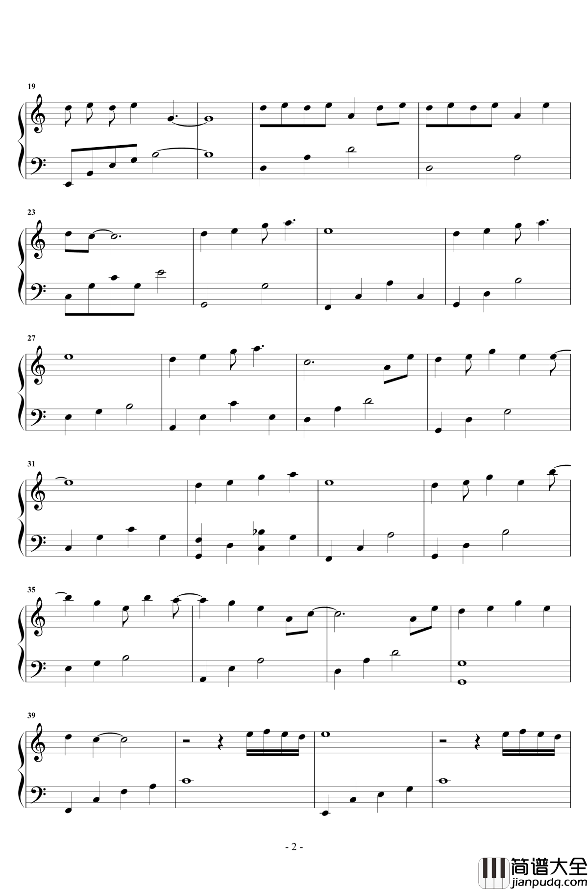 关键词钢琴谱_原版_林俊杰