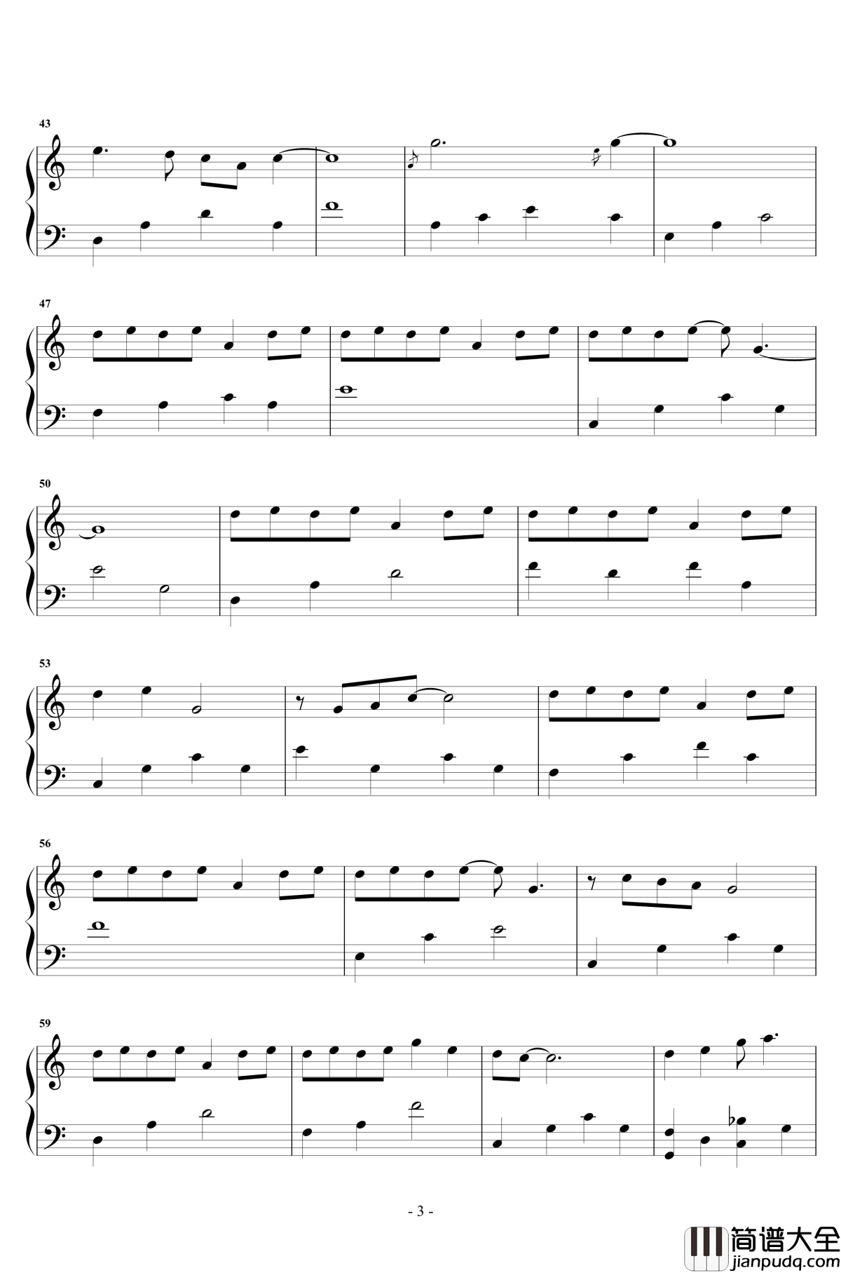 关键词钢琴谱_原版_林俊杰