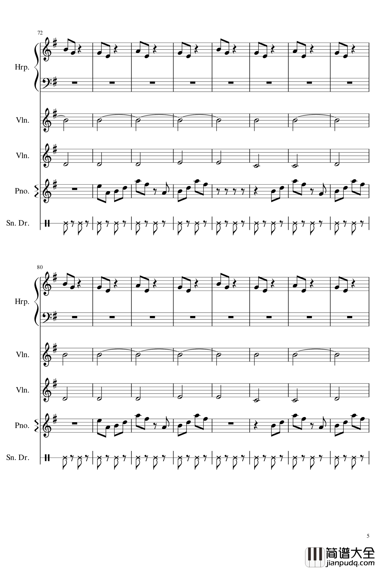 Lの思想钢琴谱_夜神月