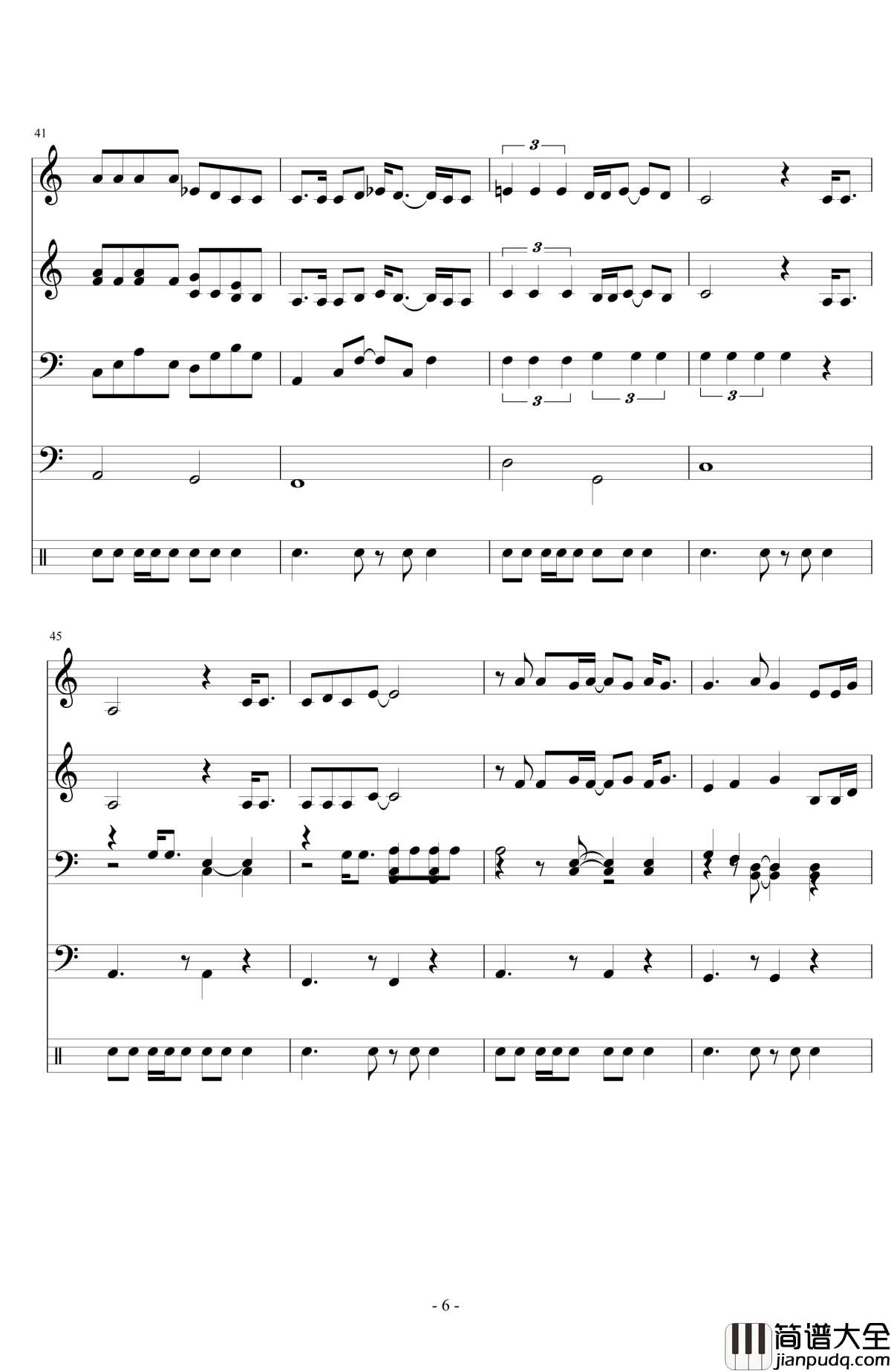 when_I'm_gone钢琴谱_Rihanna