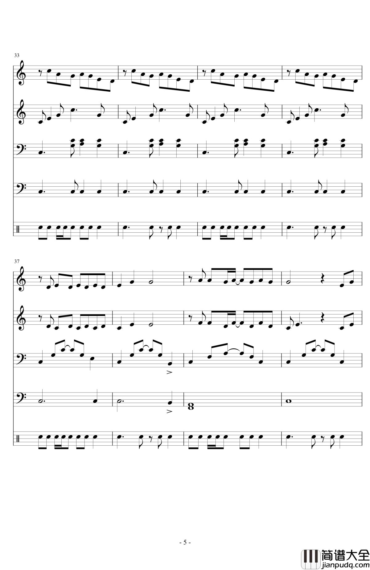 when_I'm_gone钢琴谱_Rihanna