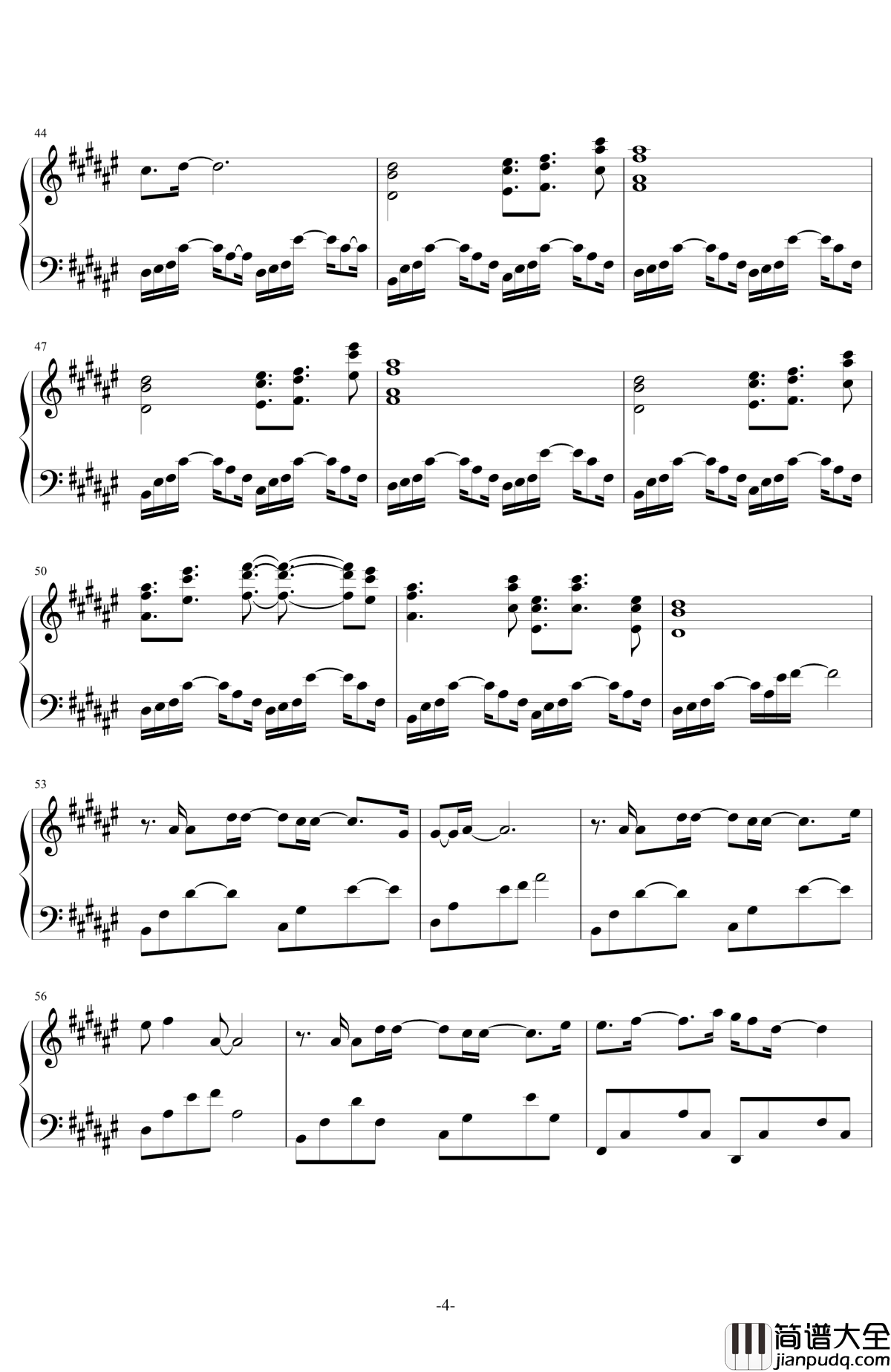 是风动钢琴谱_河图_银临