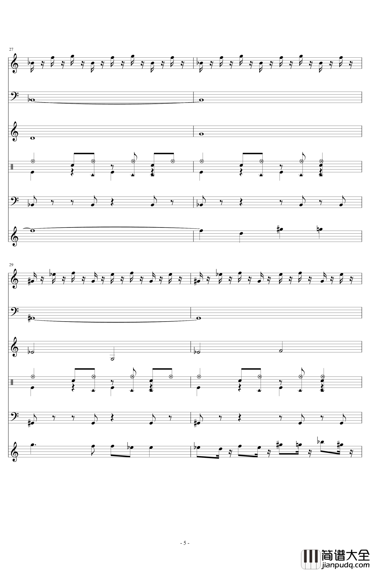 Pyra_Theme钢琴谱_FC游戏