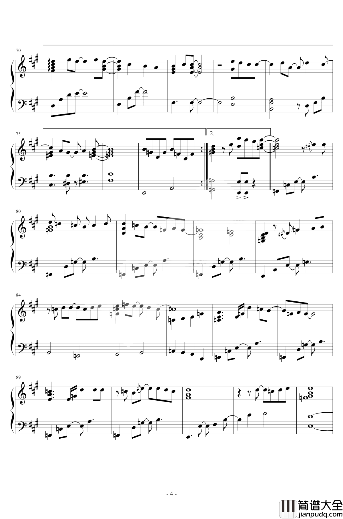 Snow_halation钢琴谱___官方原版_LoveLive!