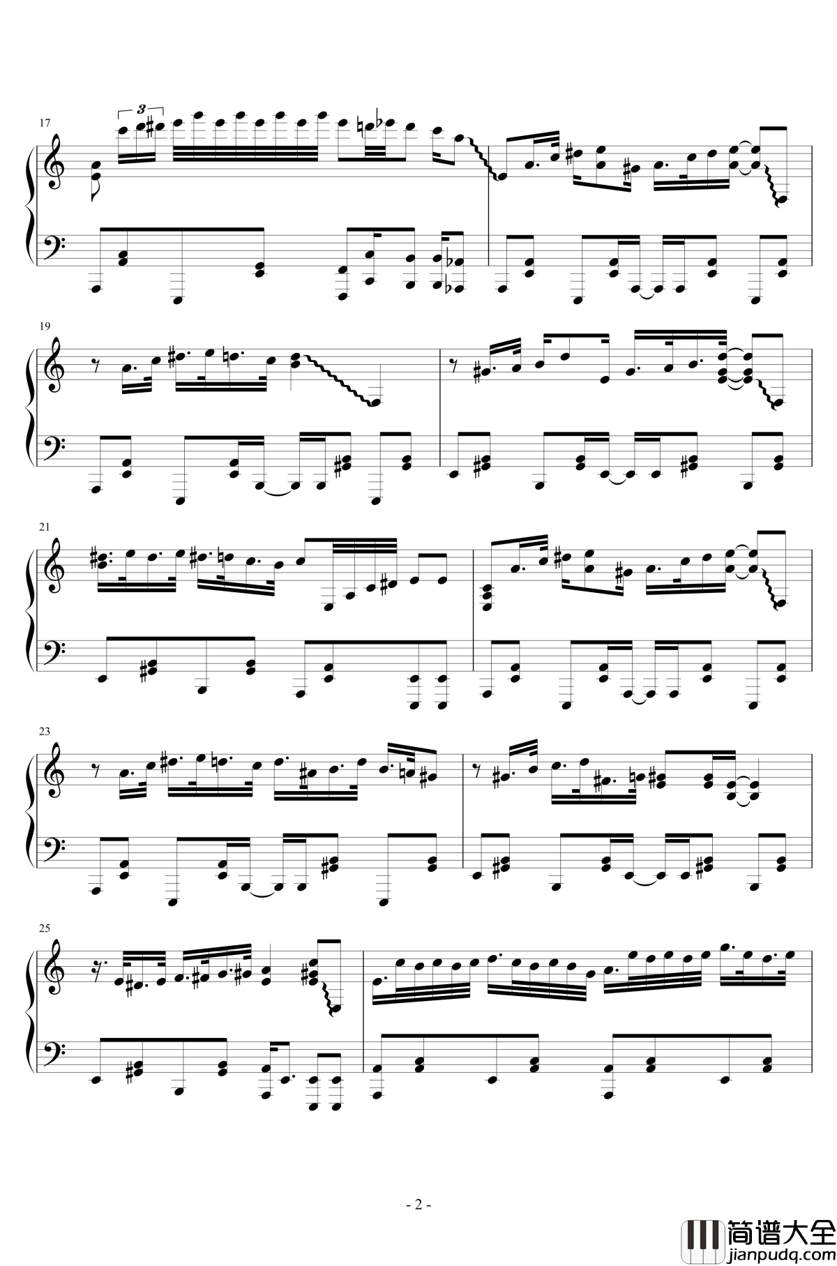 Gorilla·of·Knights钢琴谱_触手猴