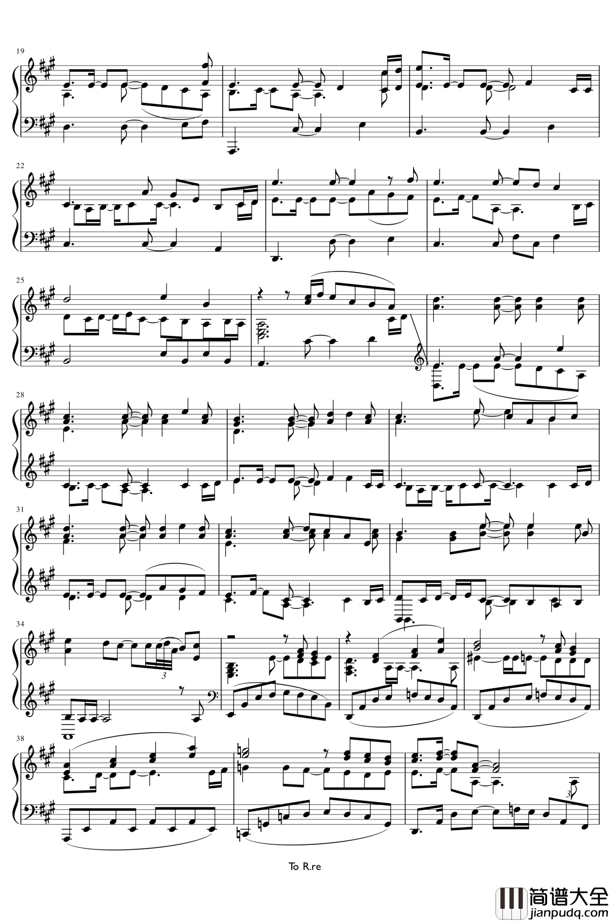 Sonw_Fairy_Story钢琴谱_未知的时空