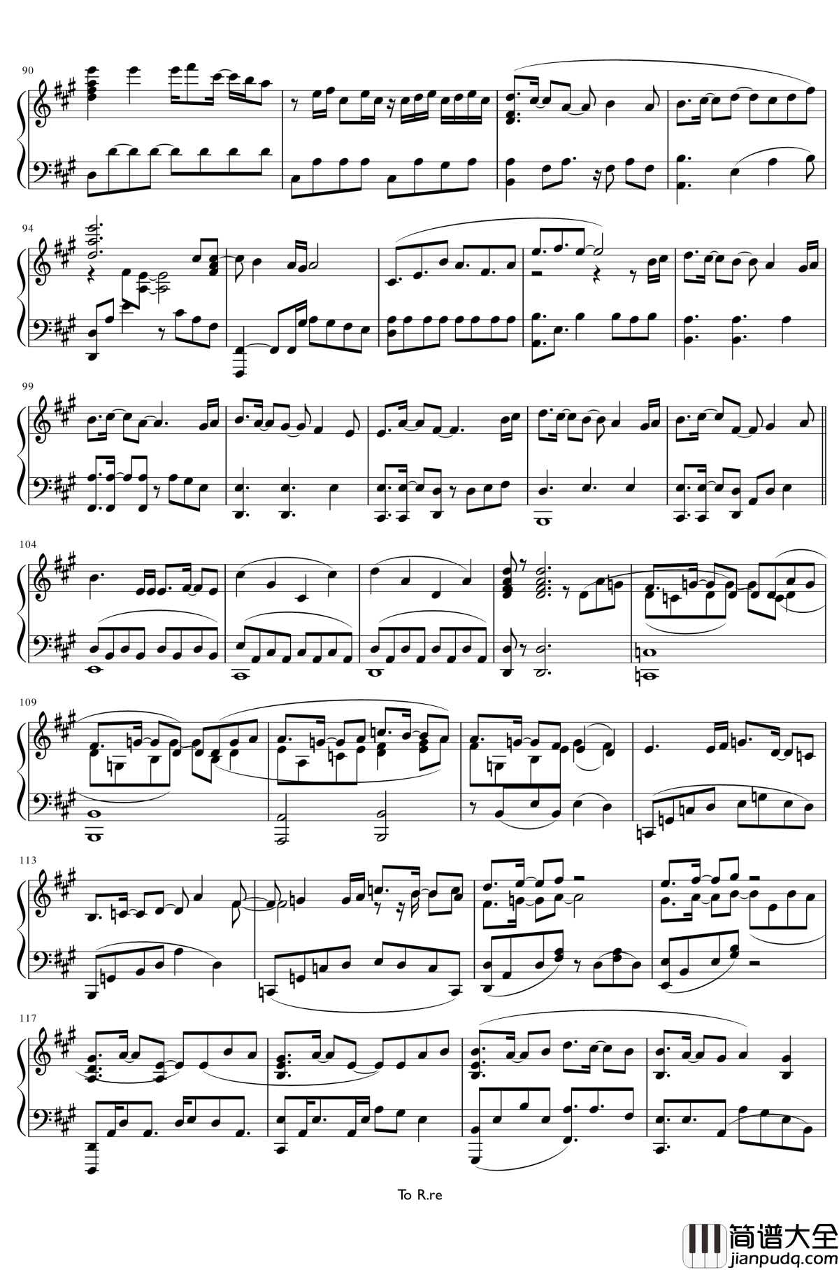 Sonw_Fairy_Story钢琴谱_未知的时空