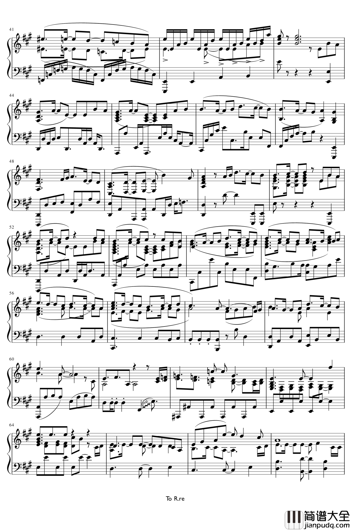 Sonw_Fairy_Story钢琴谱_未知的时空