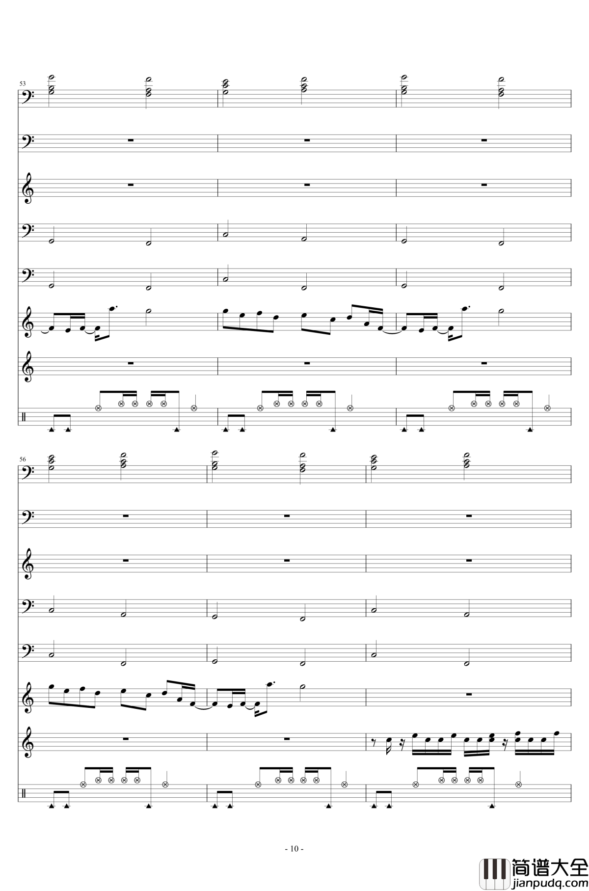 写诗之歌钢琴谱_心跳心跳文学部_Doki_Doki_Literature_Club