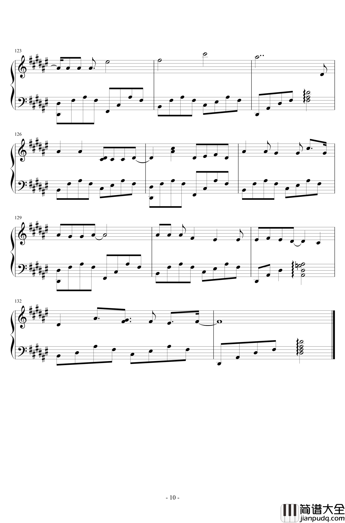 さユり_ミカヅキ钢琴谱_动漫_乱步奇谭_ED_乱起的别当真