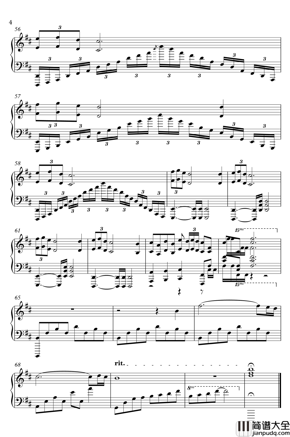 Devilman_Crybaby_OST钢琴谱–Crybaby_牛尾憲輔