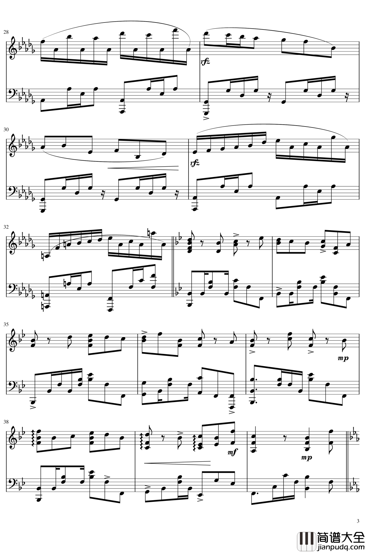 悠久的蒸汽机关钢琴谱_精致版上海爱丽丝幻乐团还原_东方交响