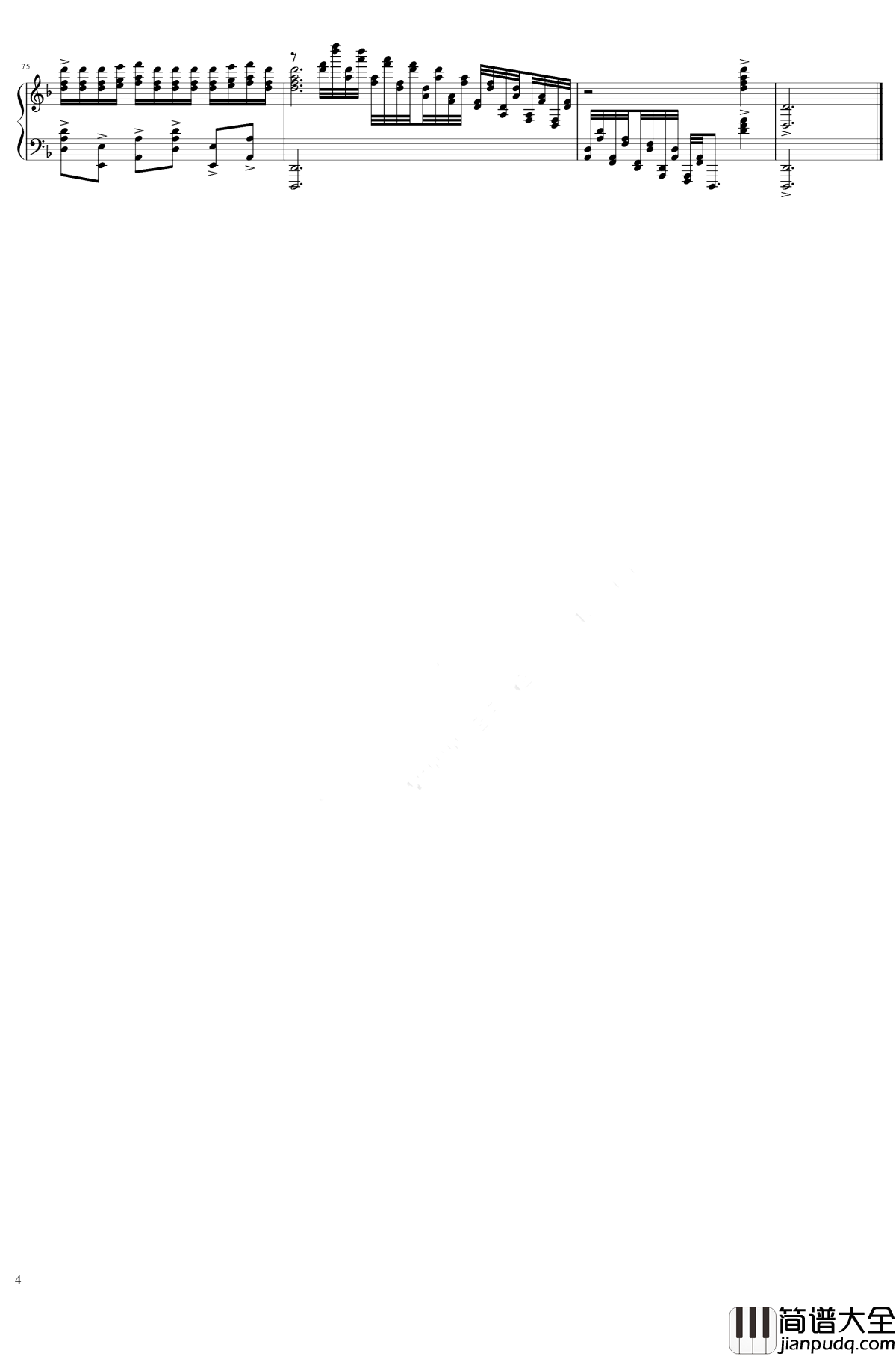 超兽武装主题曲钢琴谱_BTZ改编_超兽武装_国产动画