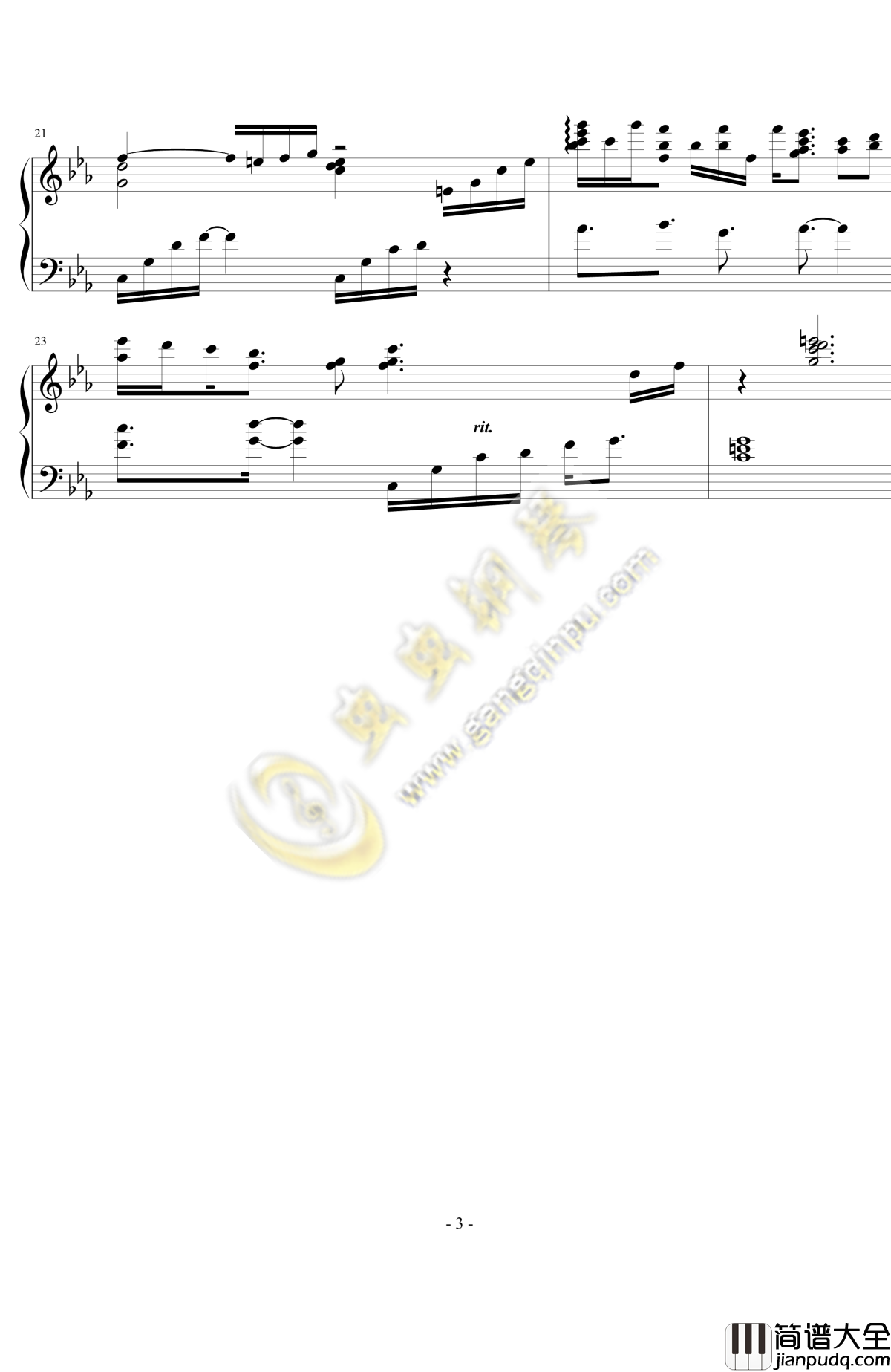 百合二重奏钢琴谱_Dreamer_榊原由依