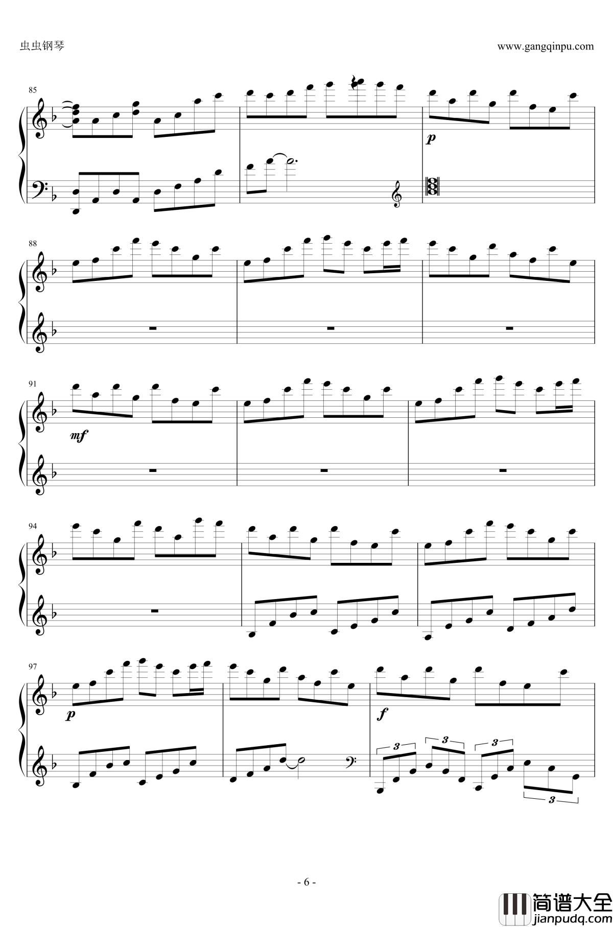 まらしぃ钢琴谱_东方神灵庙