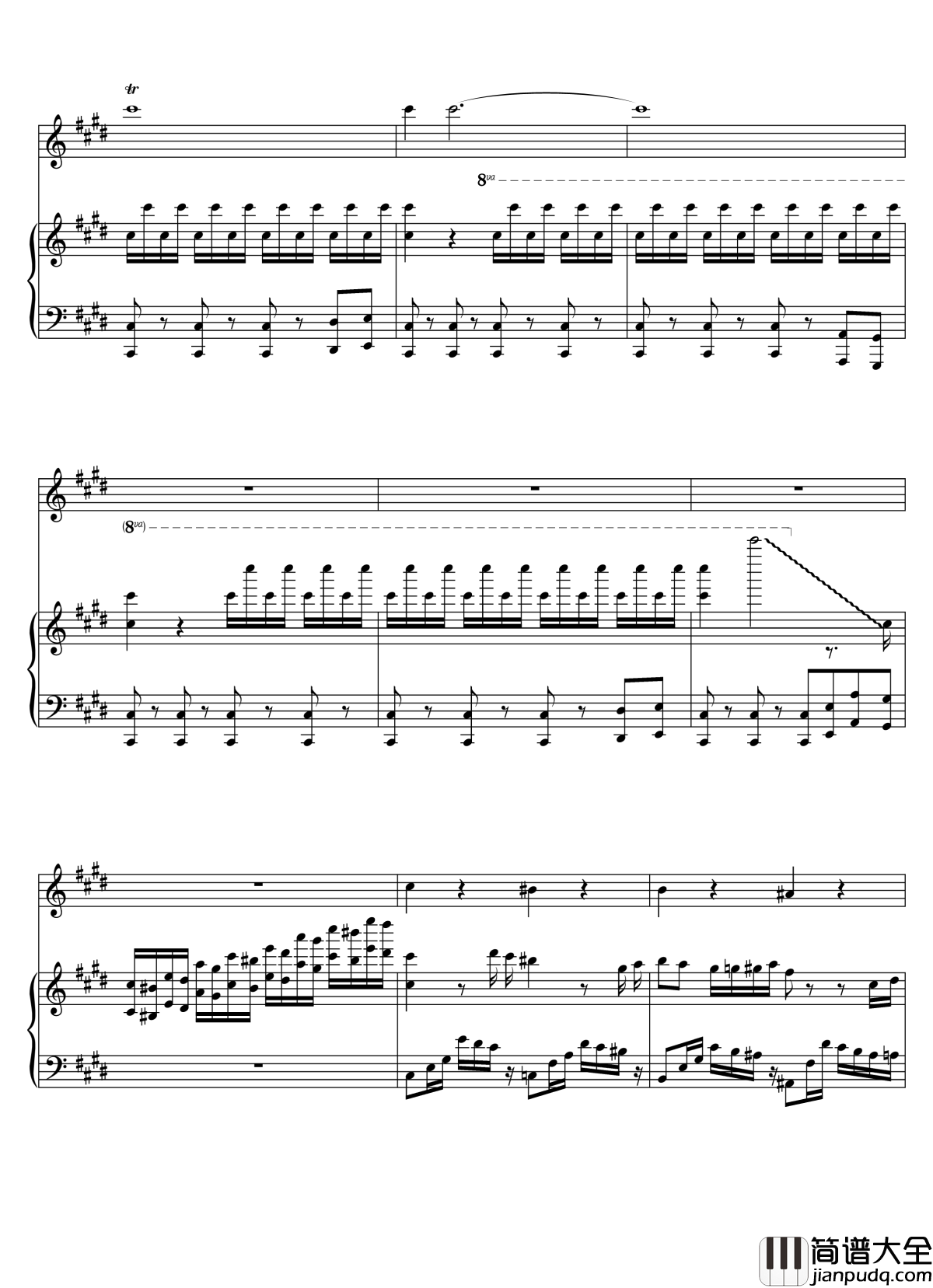 Parodia_Sonatina钢琴谱_Deemo