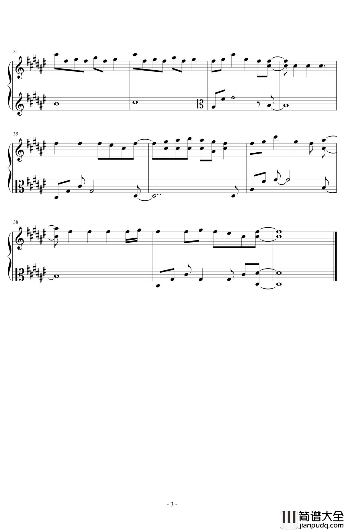 just_because第六集插曲钢琴谱_just_because