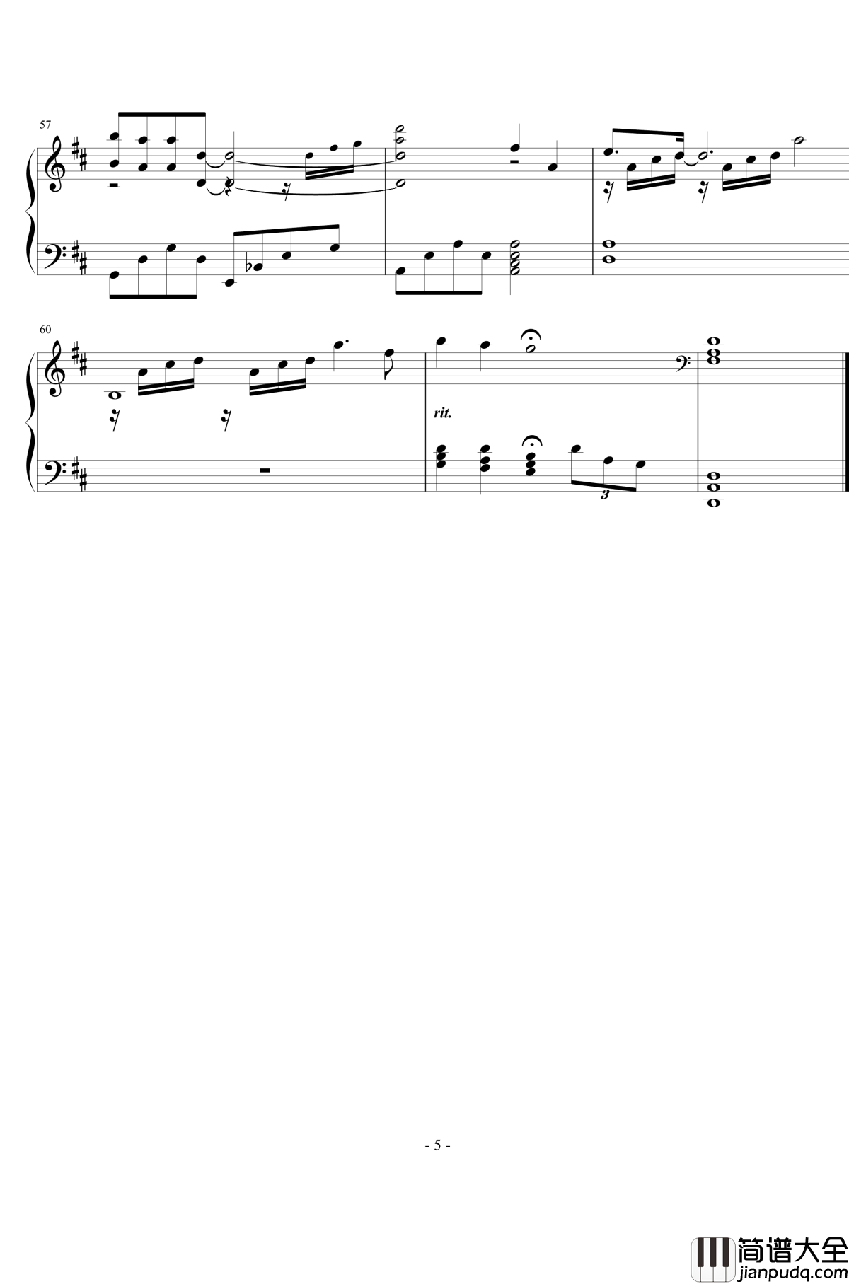 就算没有如果钢琴谱_三生三世十里桃花插曲_香香