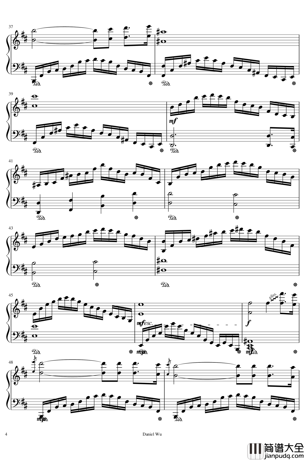 b小调练习曲钢琴谱_DanielInC