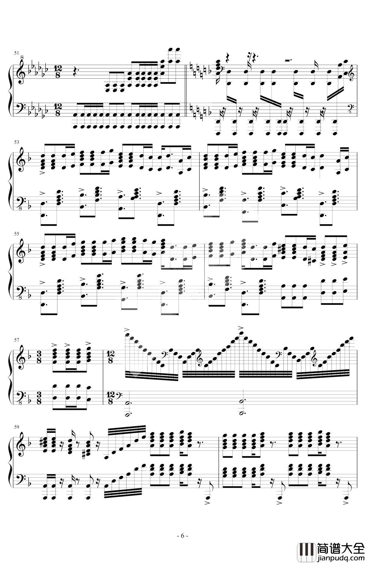 加勒比海盗钢琴谱_马克西姆_Maksim·Mrvica