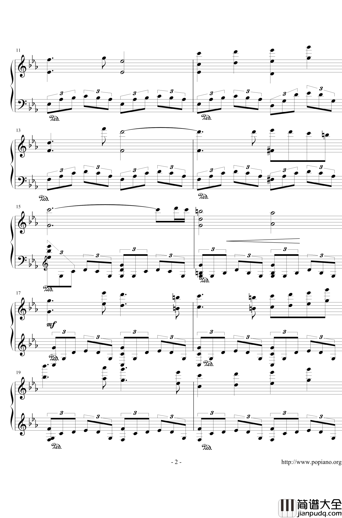 The_Crystal钢琴谱_跳舞的线